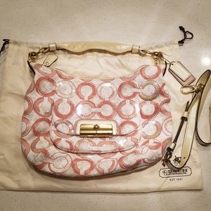 Coach Kristin Sequin Hobo Crossbody Bag 16791